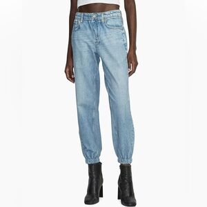rag & bone Miramar Denim-Print Joggers Size S